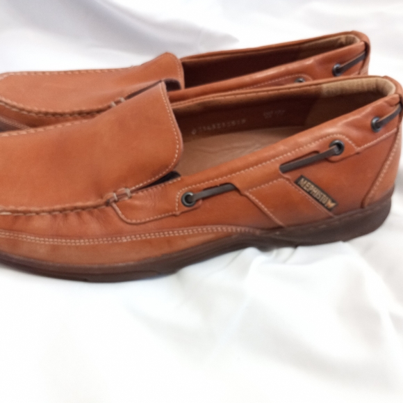 Mephisto Spinnaker Brown Leather Slip On Penny Loa - Picture 1 of 6